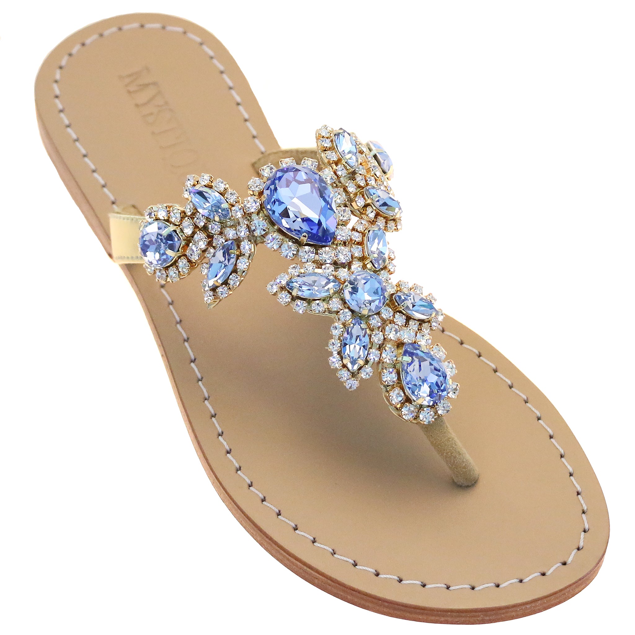 Sapphire blue sandals store