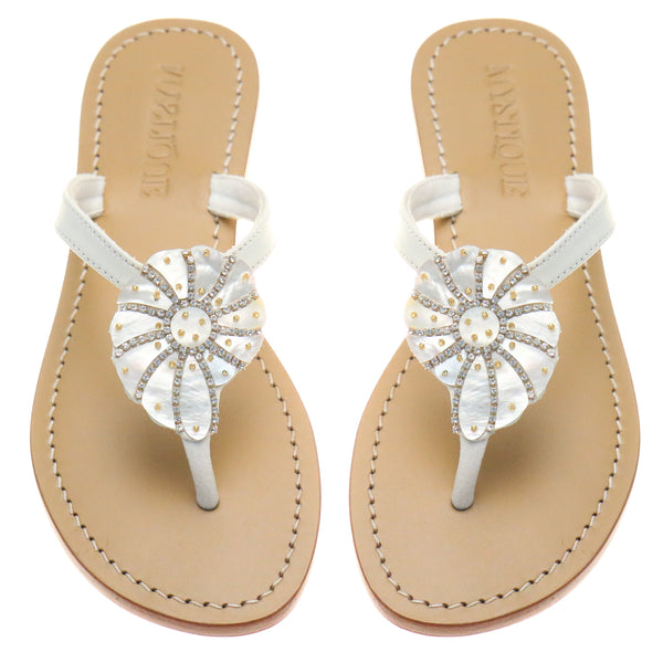 Shell Sandal White-In Stock