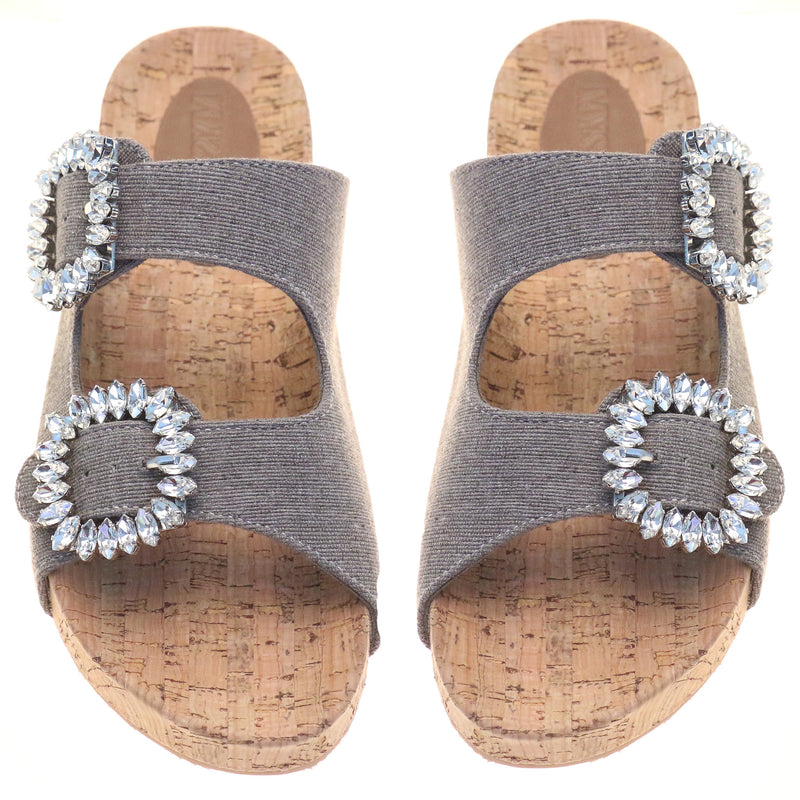 San Jose Sandal Gray Twill-In Stock