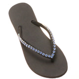 Arcadia Flip Flop Black Blue-In Stock