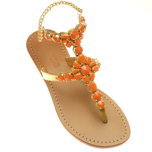 Finland Sandal Orange-In Stock