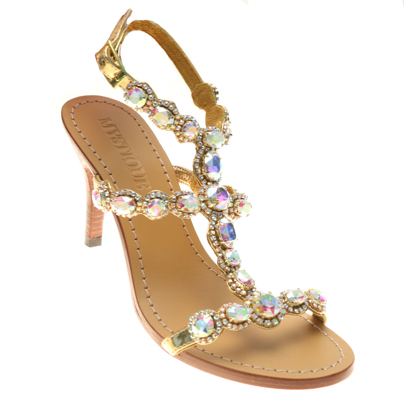 Naples Heel Gold-In Stock