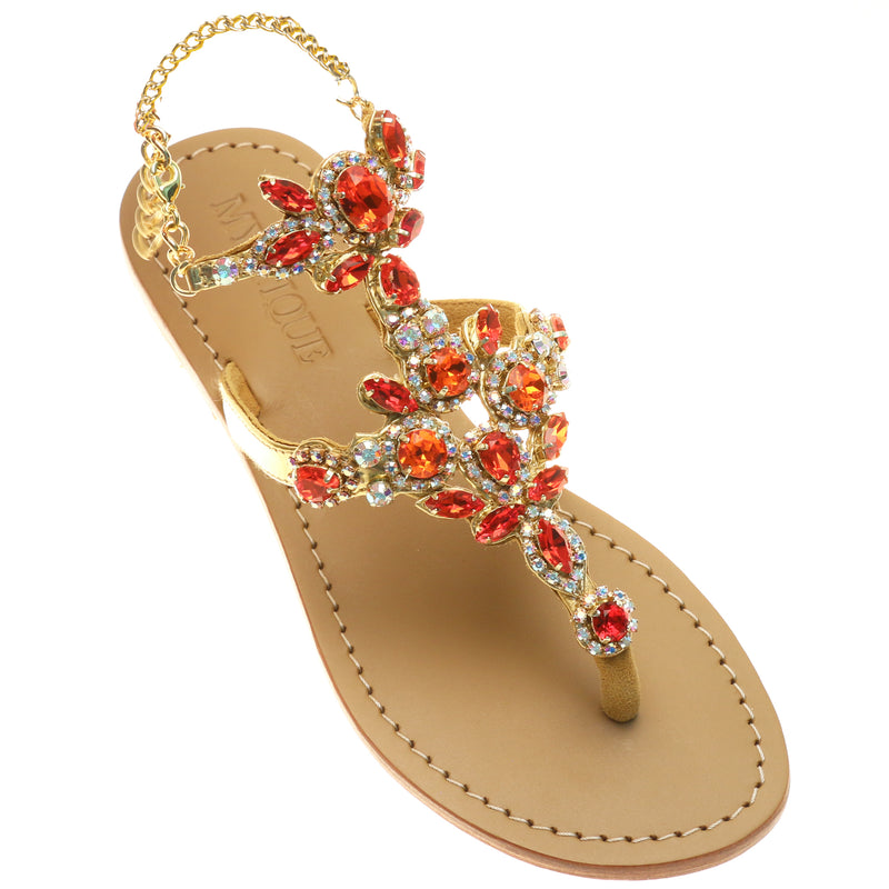 Akita Sandal Orange-In Stock