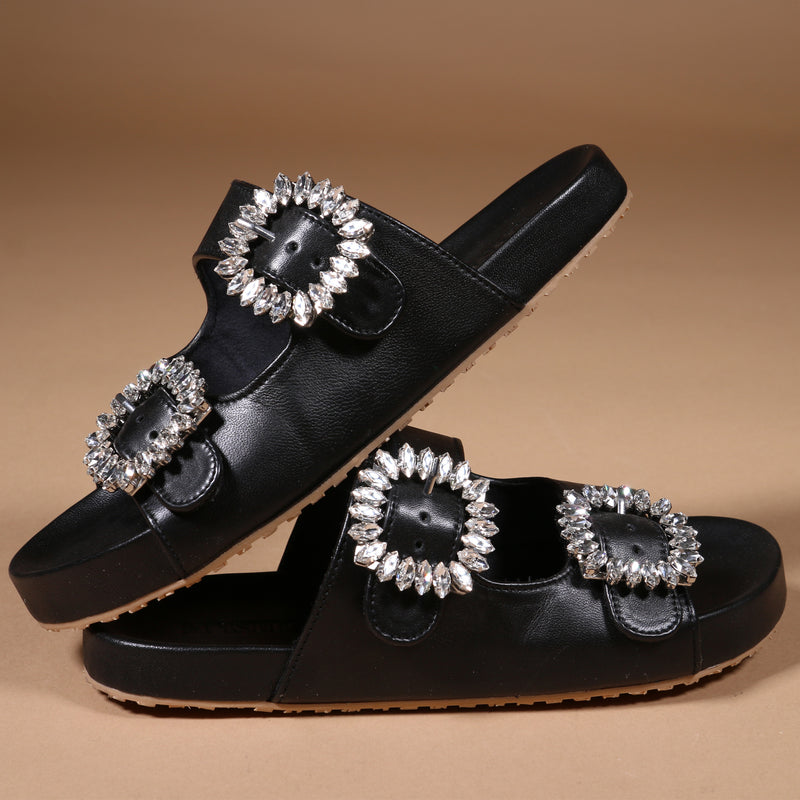 Melbourne Sandal Black-In Stock