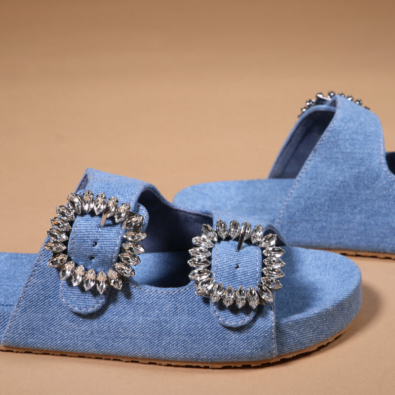 Melbourne Sandal Denim-In Stock