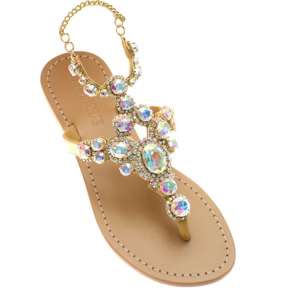 Avery Sandal Gold-In Stock