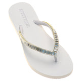 Oxnard Flip Flop White Clear