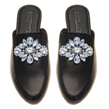 Bangkok Mule Black Leather-In Stock