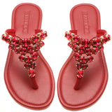Barcelona Sandal Red