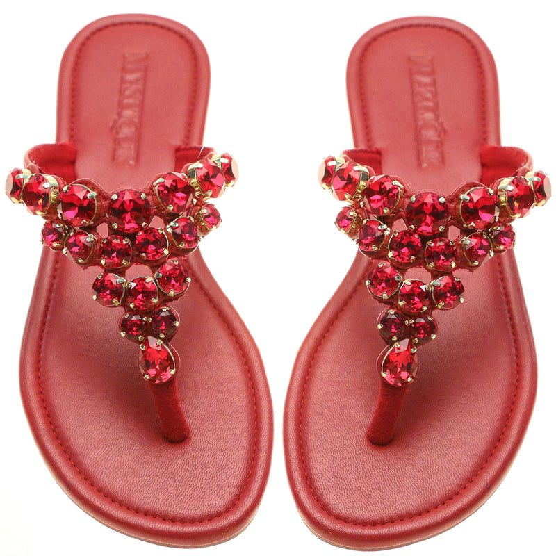 Barcelona Sandal Red