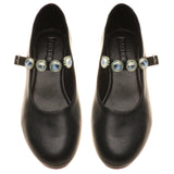 Berlin Ballerina Black Leather-In Stock