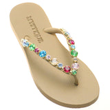 Blakely Flip Flop Beige Multi