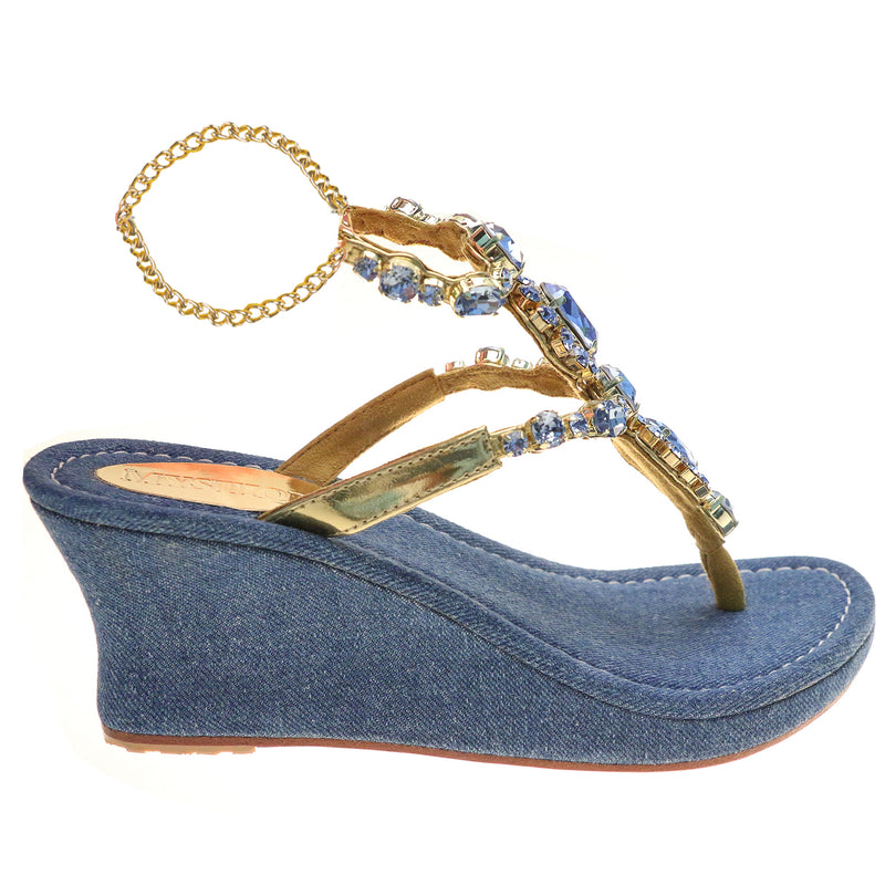 Barletta Wedge Blue