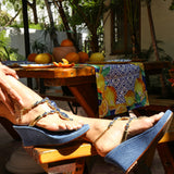 Barletta Wedge Blue