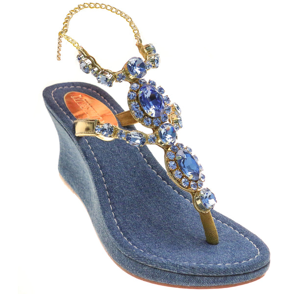 Barletta Wedge Blue