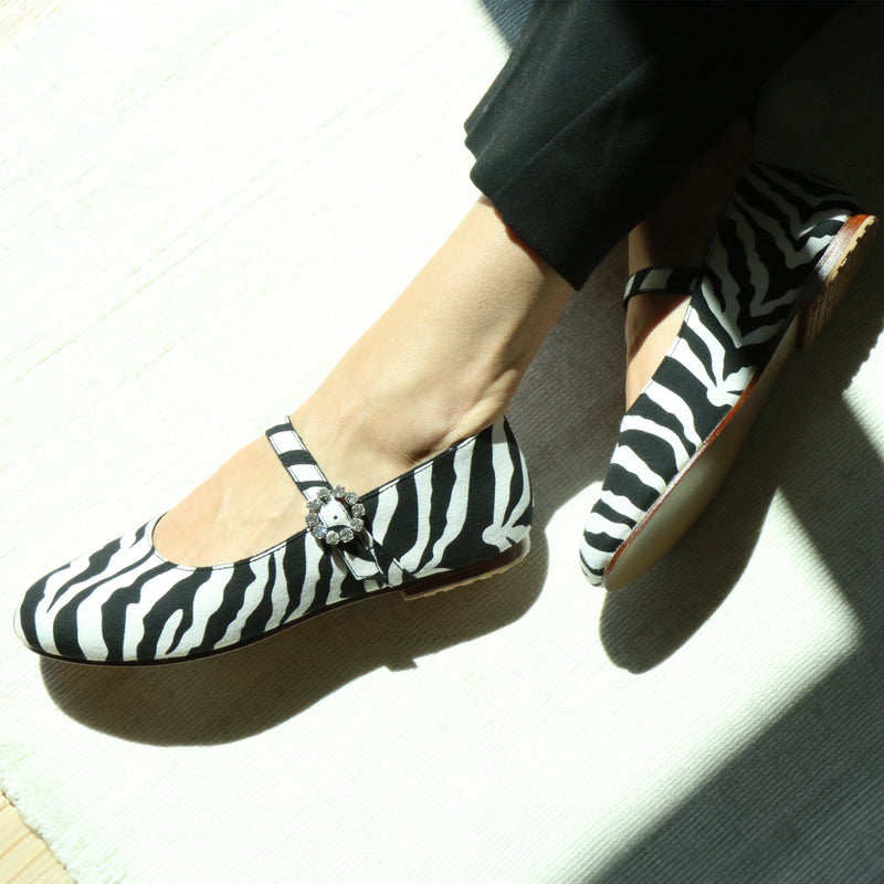 Brooklyn Ballerina Zebra Print