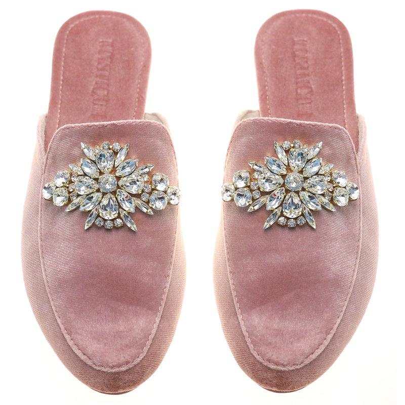 Charlotte Mule Pink Velvet