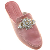Charlotte Mule Pink Velvet