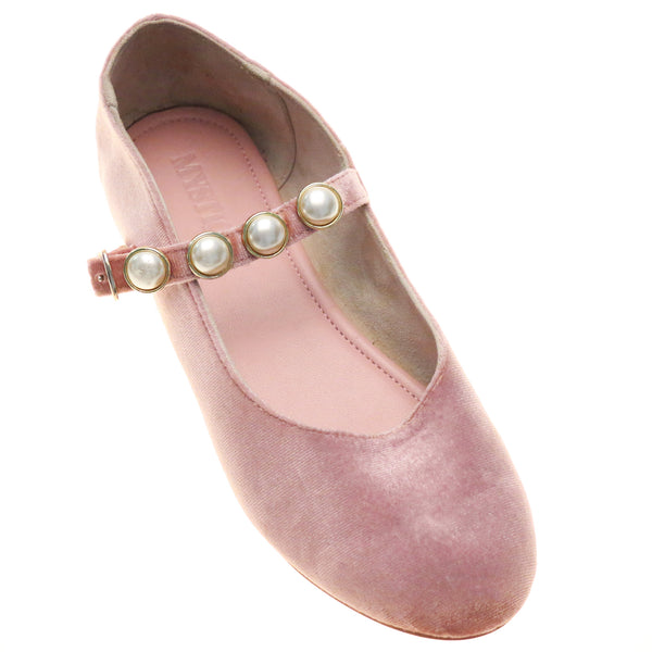 Chelsea Ballerina Pink Velvet