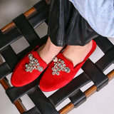Cleveland Mule Red Velvet