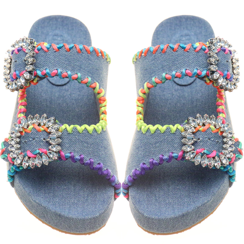 Como Sandal Denim