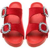 Davie Sandal Red Velvet