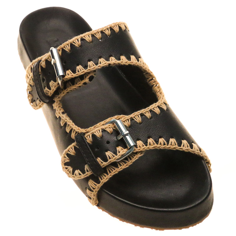 Ischia Sandal Black-In Stock