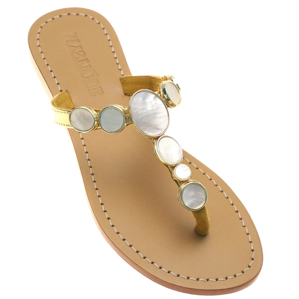 Harper Sandal Mother of Pearl