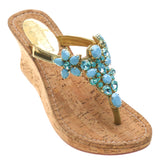 Iris Wedge Turquoise