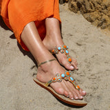 San Diego Sandal Orange-In Stock