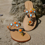 San Diego Sandal Orange-In Stock