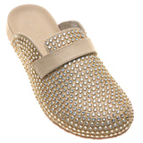 Rocklin Mule Beige Leather