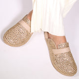 Rocklin Mule Beige Leather