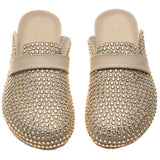 Rocklin Mule Beige Leather