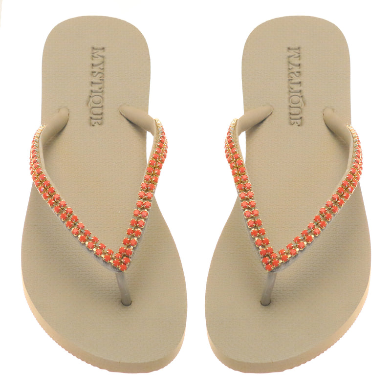 Euclid Flip Flop Coral-In Stock