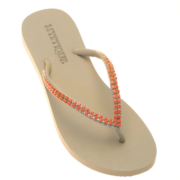 Euclid Flip Flop Coral-In Stock