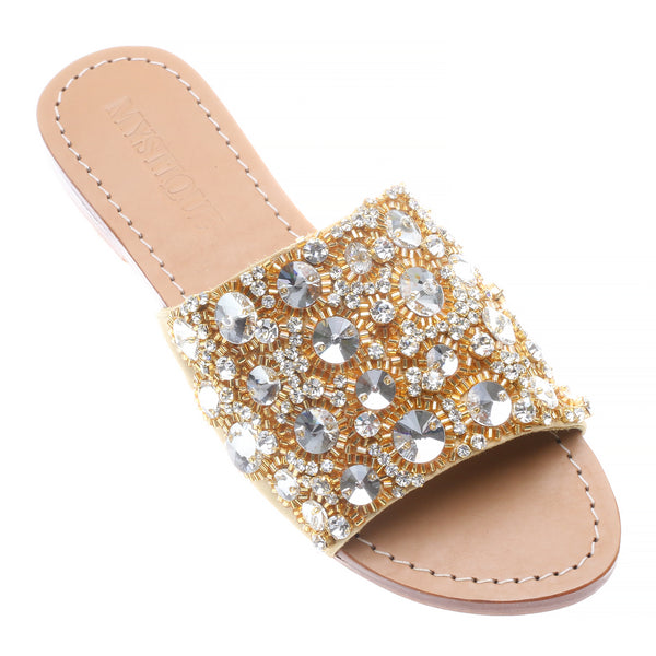 Handmade Jeweled Leather Sandals Sale Mystique Sandals