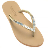 Oxnard Flip Flop Beige Clear-In Stock
