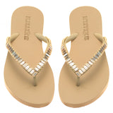 Oxnard Flip Flop Beige Champagne