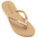 Oxnard Flip Flop Beige Champagne