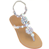 Amelia Island Sandal Silver-In Stock
