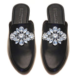 Bangkok Mule Black Leather