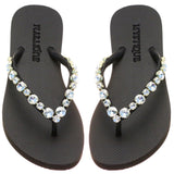 Blakely Flip Flop Black Clear