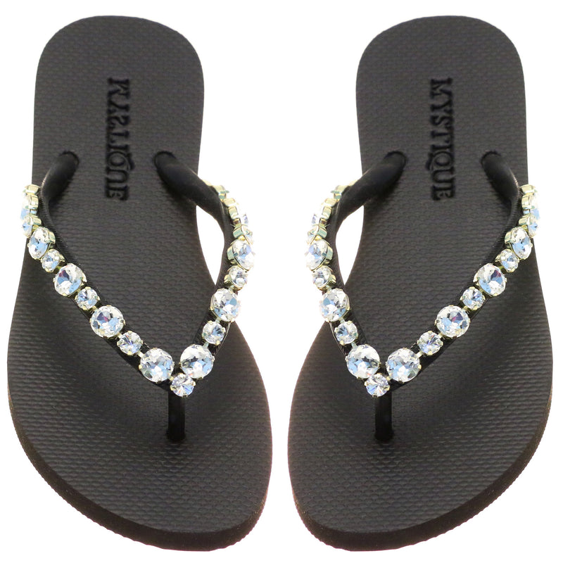 Blakely Flip Flop Black Clear
