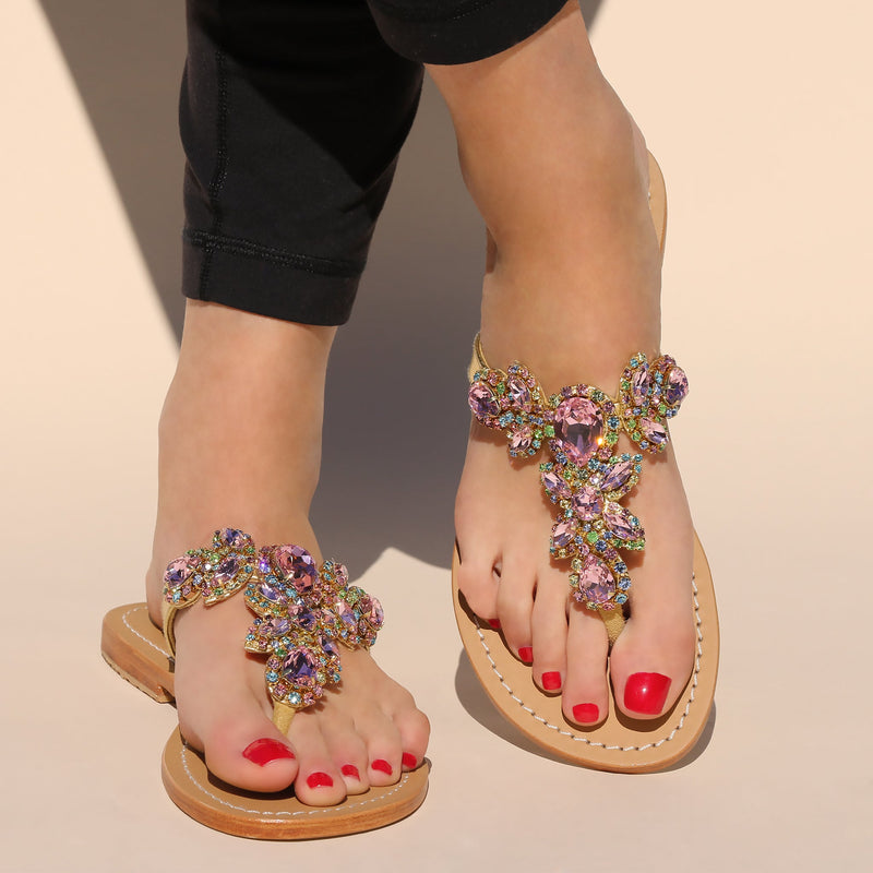 Boca Raton Sandal Pink-In Stock