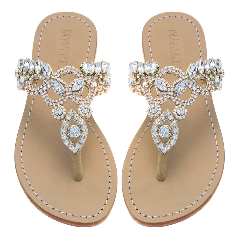 Coral hot sale flat sandals