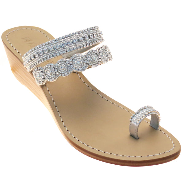 Costa Mesa Wedge Silver