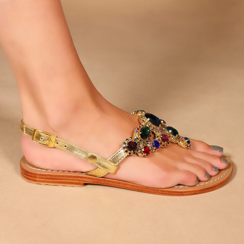Removable Gold Back Straps - Set of 2 – Mystique Sandals