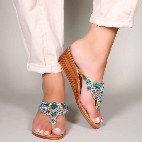 Ojai Wedge Blue