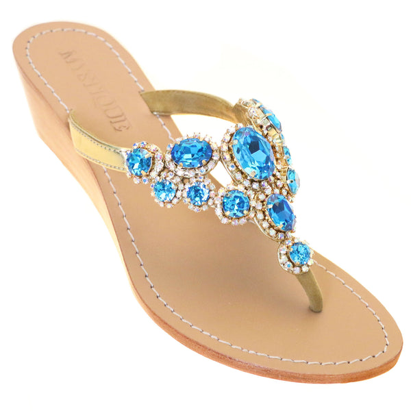 Ojai Wedge Blue